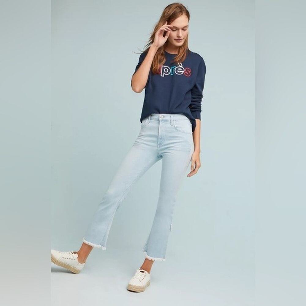 Citizens Of Humanity Drew Fray High Rise‎ Cropped Jeans. Size 27 - Picture 3 of 16